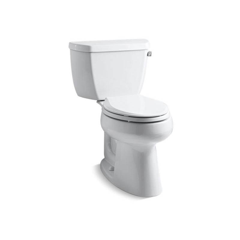 Kohler Highline® Classic Two-piece elongated 1.28 gpf chair height toilet with right-hand trip lever